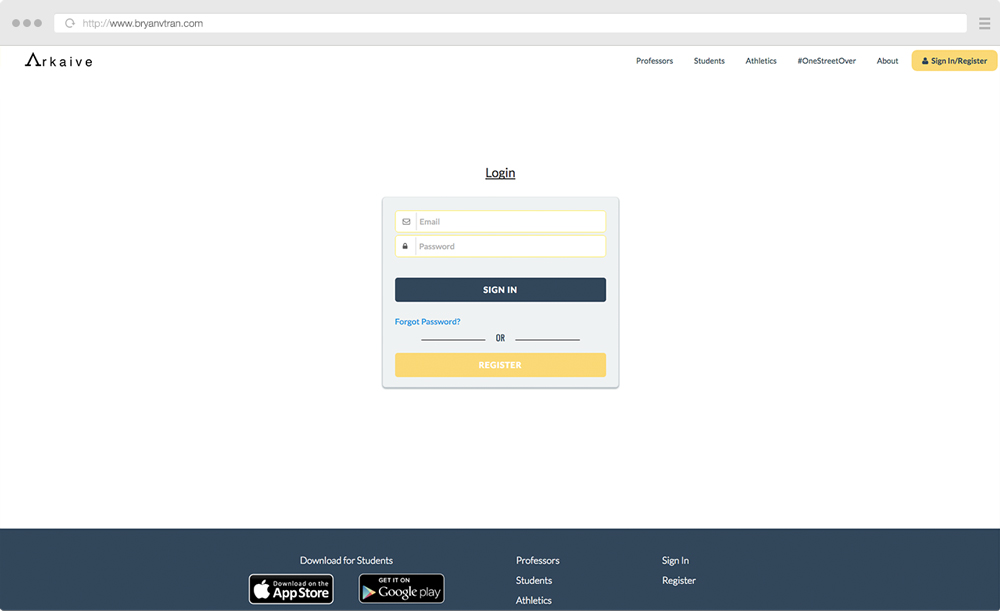 Login Page